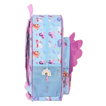 Skolas soma My Little Pony Wild & free Zils Rozā 33 x 42 x 14 cm